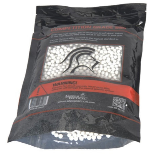 Lancer Tactical - 4000 Round 0.20g Seamless Airsoft BBs (White)