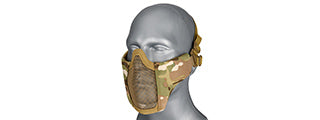 LANCER TACTICAL - Steel Mesh Face Protection Mask