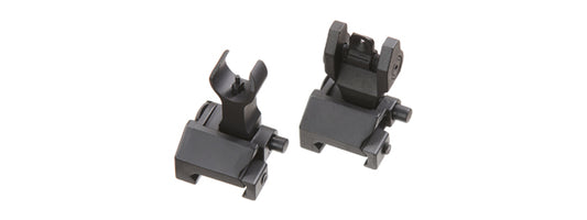 S/O Iron sights Metal Flip-Up Front and Rear Picatinny