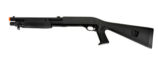 DOUBLE EAGLE - M56A Tri-Shot Spring Shotgun Pistol Grip Full Stock