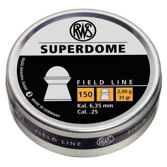 RWS SUPERDOME .25 - 150CT (BLISTER) PELLETS
