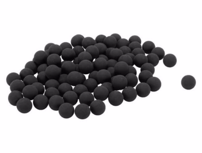 T4E - RUBBER BALL- .43 CAL-BLACK- 8000 CT
