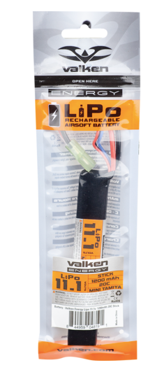 Valken Energy LiPo 11.1v 1200mAh 20C Saddle Battery