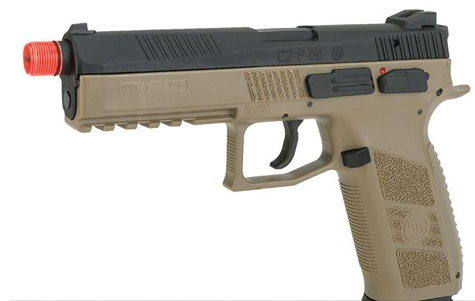 ASG - CZ P-09 Duty Licensed Airsoft GBB Gas Blowback Full Metal Pistol