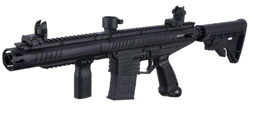 Tippmann Stormer Elite .68 Caliber Dual Fed Paintball Marker Black
