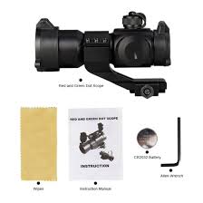 S/O Optic Red & Green Dot Holographic Scope w/ Cantilever Picatinny Mount